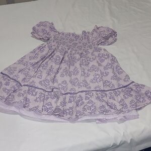 Joie Purple Flower Fluffy Girls  Dress .Size 7 .So Cute For Spring Partys .